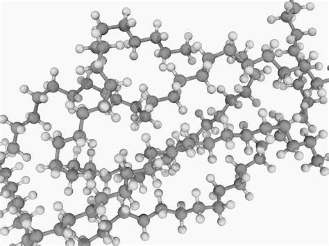 Polyethylene Molecule 1 Photograph By Laguna Designscience Photo