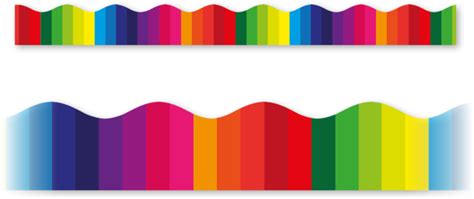 Rainbow Border Png Rainbow Border Clipart