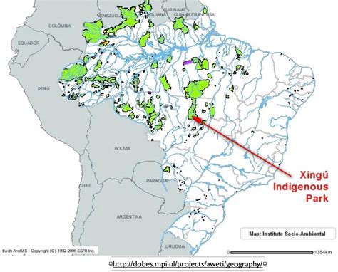 Xingu River Brazil Map