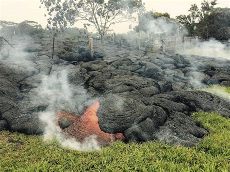 Molten Lava From Hawaii Volcano Crosses Onto Residential Property