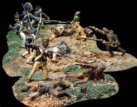 Battle Of The Alamo Hand To Hand Interlocking Diorama Made By Conte