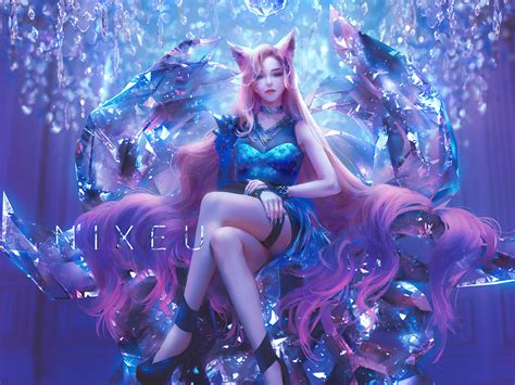 1600x1200 Ahri Lol Fanart 4k 1600x1200 Resolution HD 4k Wallpapers, Images, Backgrounds, Photos ...
