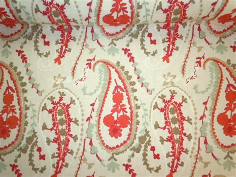 Everyday low prices with fast shipping. Embroidered Paisley premium high end home decor fabric