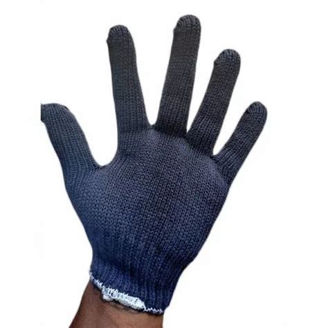 Industrial Safety Cotton Knitted Hand Gloves Size Free Size At Rs 53