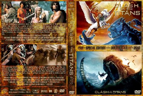 Clash Of The Titans Double Feature Movie Dvd Custom Covers Clash Of