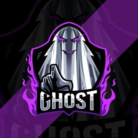 Premium Vector Ghost Mascot Logo Esport Template Design