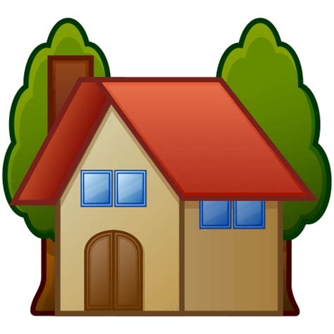 House With Garden Emoji For Facebook Email And Sms Id 12748 Emoji