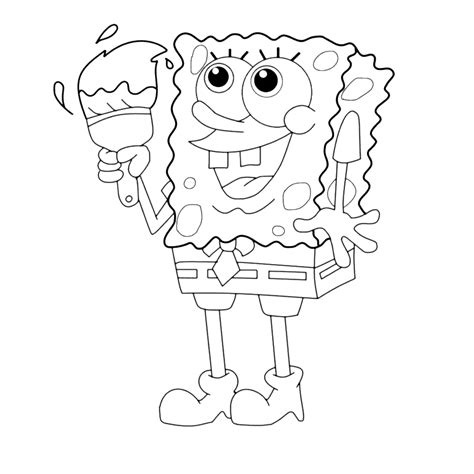 Met pasen is het altijd feest; Leuk voor kids - Spongebob gaat schilderen