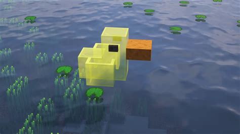 How To Make A Duck In Minecraft Duck In Minecraft Minecraft Build