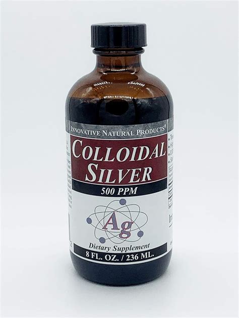 Colloidal Silver High Potency 500 Ppm 8 Ounces