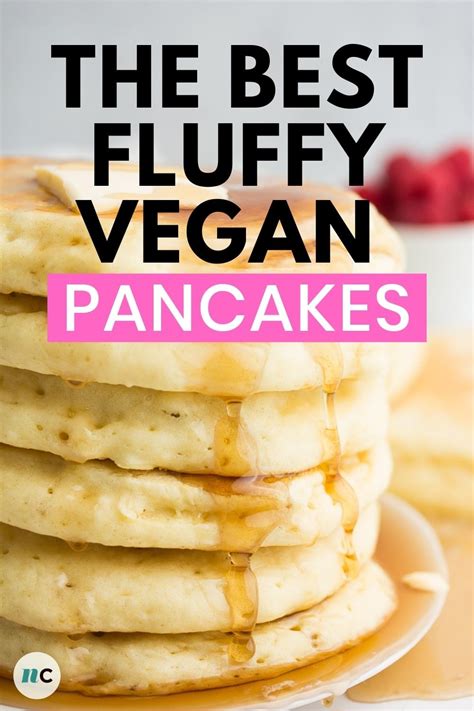 The Best And Fluffiest Vegan Pancakes Made With Just 6 Easy Pantry