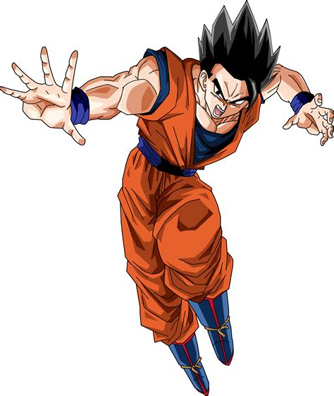 If you do down+forward+special, he does a short forward jump but throws 1 ki blast that does a 2 hit attack. Ultimate Gohan 2 by BrusselTheSaiyan on DeviantArt