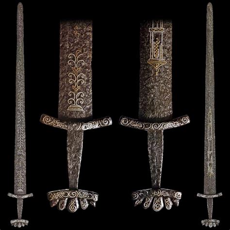 Viking Sword With Beautiful Decorations The Extreme Nature Of The
