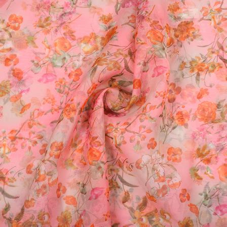 Affordable and search from millions of royalty free images floral pattern stock photos and images. Buy Pink-Orange and Gray Floral Pattern Silk Organza ...