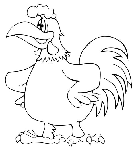 Muat turun gambar mewarna ayam yang berguna dan boleh di. Mewarnai Gambar Ayam - Mewarnai Gambar