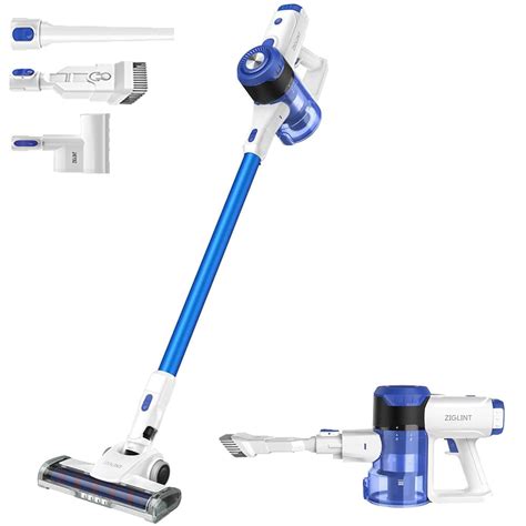 Ziglint Z9 Cordless Vacuum Cleaner 4 In 1 Bristle Roller Brush Stick