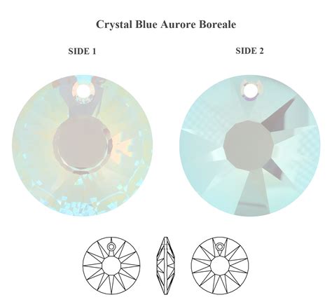 Genuine Swarovski 6724 Crystal Sun Pendant All Sizes And Colors Ebay