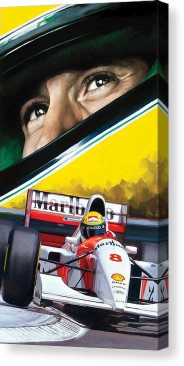 Ayrton Senna Artwork Canvas Print Canvas Art By Sheraz A Ayrton Senna Formula 1 Ayrton