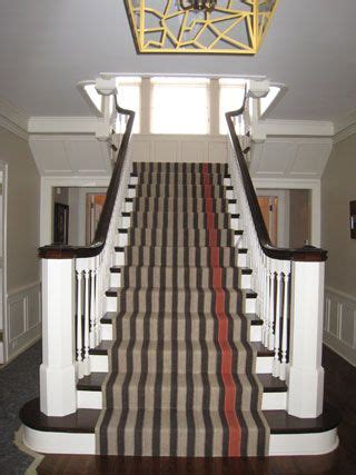 Runners and long rugs whether you need a rug for a long hallway or just to add a different perspective to a room, then a runner could well be the answer. funky stripes | Striped stair runner, Stairs