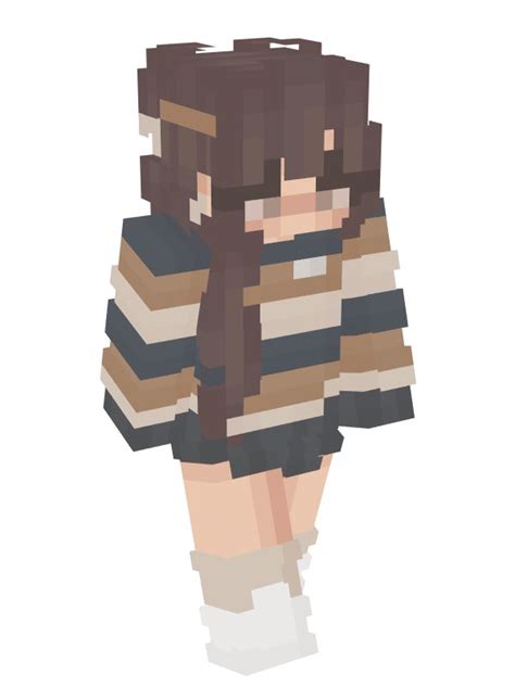 Cute Girl Skins Minecraft Pe Layout Secretfaher