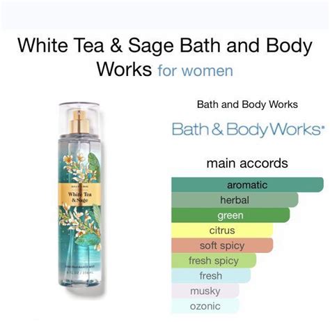 Bath And Body Works White Tea And Sage Beauty And Personal Care Fragrance And Deodorants On Carousell