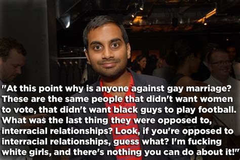 Aziz Ansari S Awesome Gay Marriage Comment Aziz Ansari Marriage