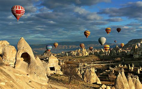 Masaüstü Araç Uçak Kapadokya Toprak atmosferi sıcak hava balonu