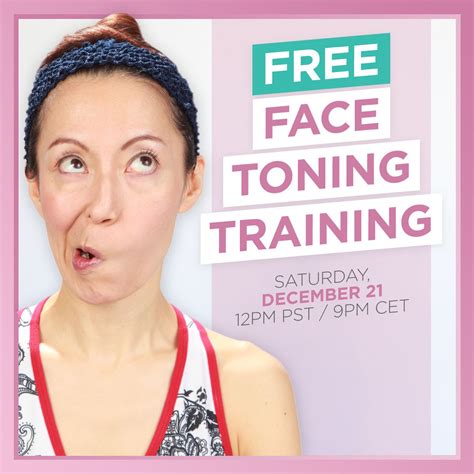 Free Face Yoga Training This Saturday Face Yoga Face Yoga Exercises