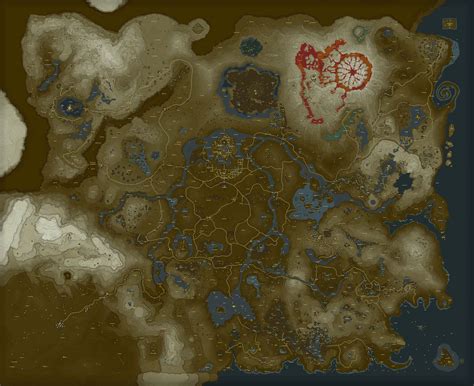 Zelda Dungeon Breath Of The Wild Map Vector U S Map