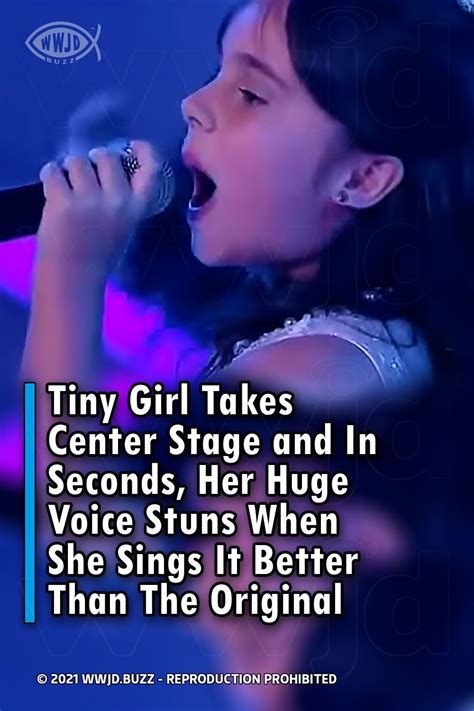 Tiny Girl Takes Center Stage And In Seconds Singing Tiny Girl Songs