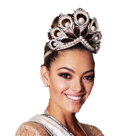 Wiipu Miss Universe Mikimoto Crown Huge Pearl Bride Wedding Tiaraa1140