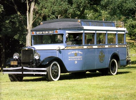 1929 Gm Yellow Coach Bus Model U Vintage Trucks Old Trucks Pickup