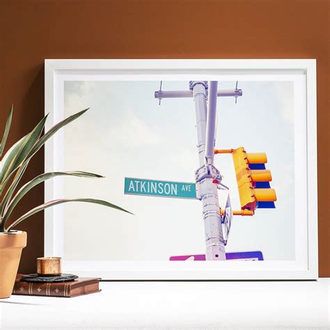 Personalised Contemporary American Street Sign Print By Walk Dont Walk