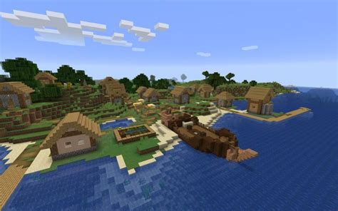 Shipwreck Village With Stonecutter Minecraft Seed Java Minecraft