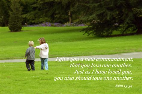John 1334 Poster I Give You A New Commandment That You Love One