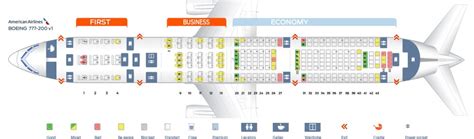 Seat Map Boeing 777 200 American Airlines Best Seats In The Plane