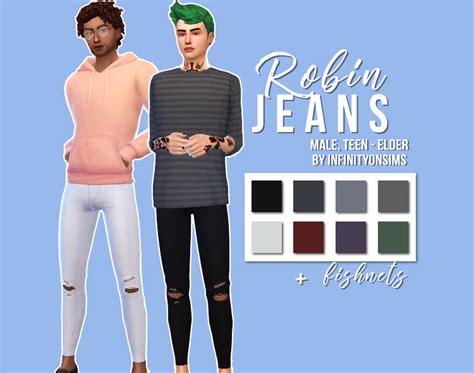 Maxis Match Skinny Jeans Cc For The Sims 4 Guys Girls Fandomspot