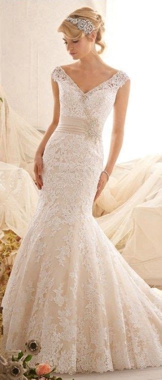 Beautiful White Lace Wedding Dress Pictures Photos And Images For