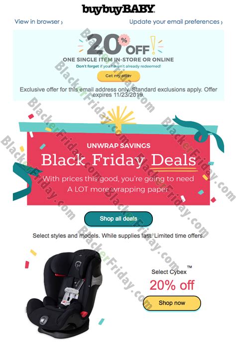 What Sale Is For Baby Gap For Black Friday - Buy Buy Baby Black Friday 2021 Sale - What to Expect - Blacker Friday