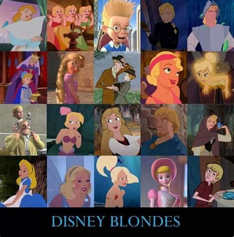 Love The Blondes Disney Collage Disney Disney Pictures
