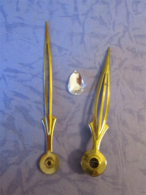 1 Pair Of Vintage Solid Brass Clock Hands For Your Clock Projects