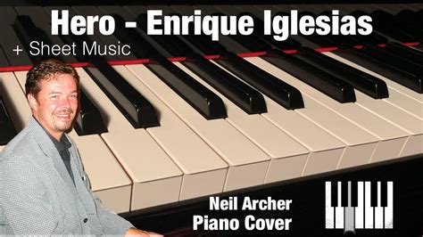 Hero Enrique Iglesias Piano Cover Youtube