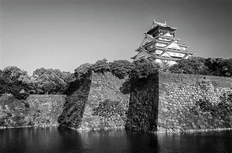 View Of Osaka Castle Above Defensive Moat In Japan Photograph By Iain
