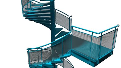 Spiral staircases save valuable square meters because they occupy a much smaller area than a conventional staircase. Staircase Drafting | Fabrication Drawings | Steel ...