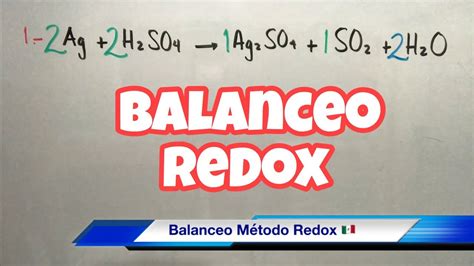 Balanceo Método Redox Paso A Paso Youtube
