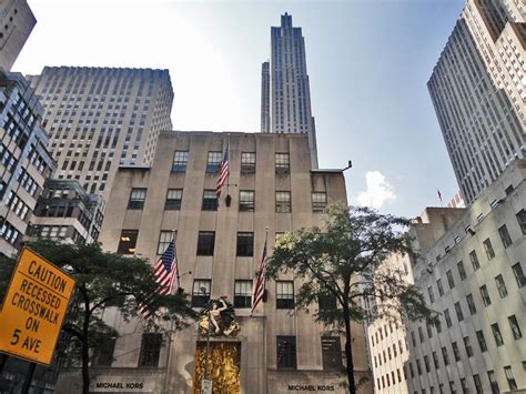 New York Rockefeller Center Ge Building Avenue Of The Americas