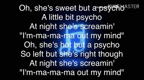 Sweet but psycho is a song by american singer ava max, released as a single on august 17, 2018 through atlantic records. Sweet but psycho by ava max (lyrics) - YouTube