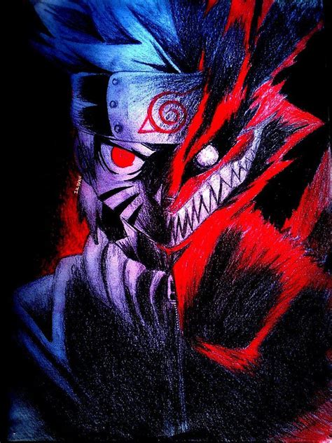 Nine Tailed Fox Naruto Scary Img Weepingwillow