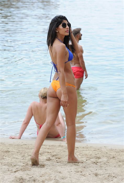 Jasmin Walia In Bikini At A Beach In Ibiza Hawtcelebs