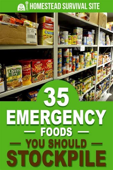 Here's my list of suggestions: Here you'll find a list of 35 emergency foods you should ...